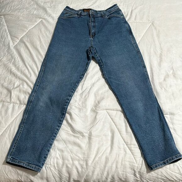 Action West Vintage Made in Mexico Western 90s Y2K Straight Leg Stretch Jeans 14 - Picture 1 of 12